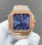 TW Factory Replica Patek Philippe new Cubitus 9015 Blue Dial-Half Rose Gold Watch